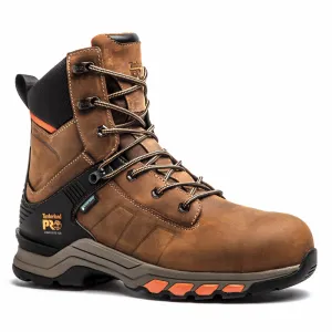 8IN. HYPERCHARGE COMPOSITE SAFETY TOE WATERPROOF BOOT - 214-Brown | Timberland PRO TB0A1KQ2