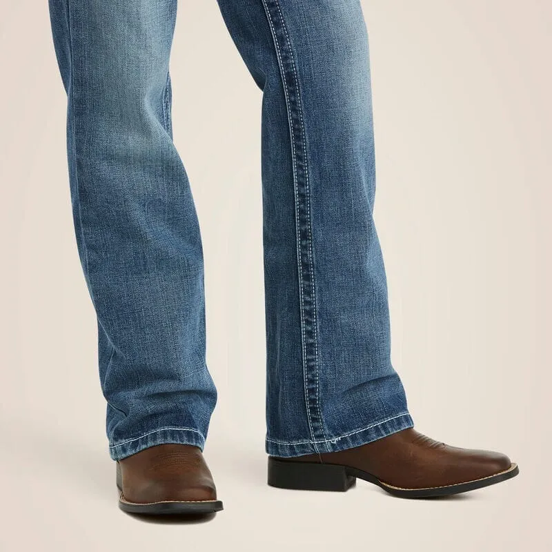Ariat Boy's - B4 Coltrane Relaxed Fit Boot Cut Jean - Durango