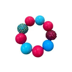 BB Bead Bracelet- Ruby Charm