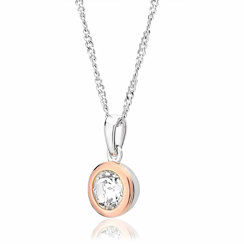 Clogau Celebration Silver Single Stone Pendant 3SMP5