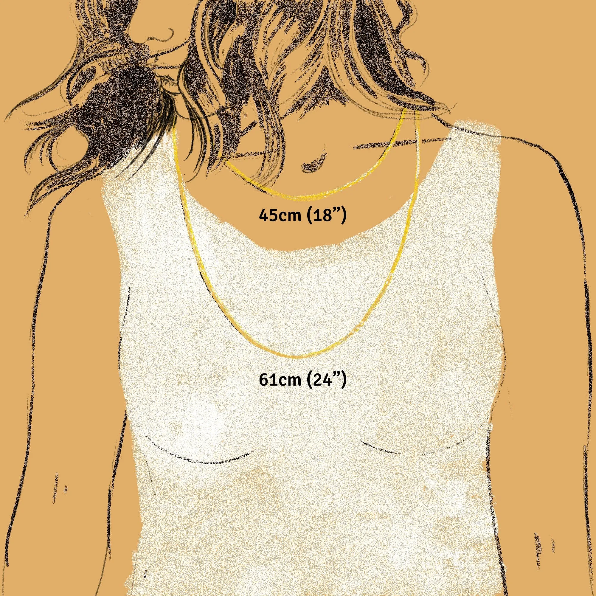 Gold Plated Hand and Pearl Necklace