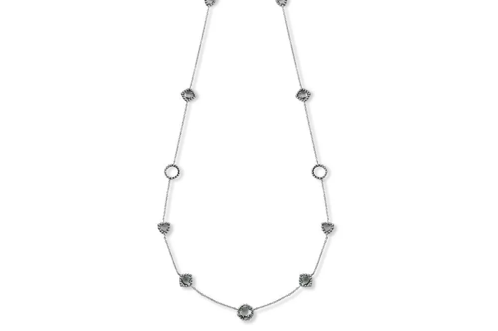 Kaba Necklace- White Topaz