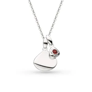 Kit Heath Coast January Garnet Birthstone Tag Necklace