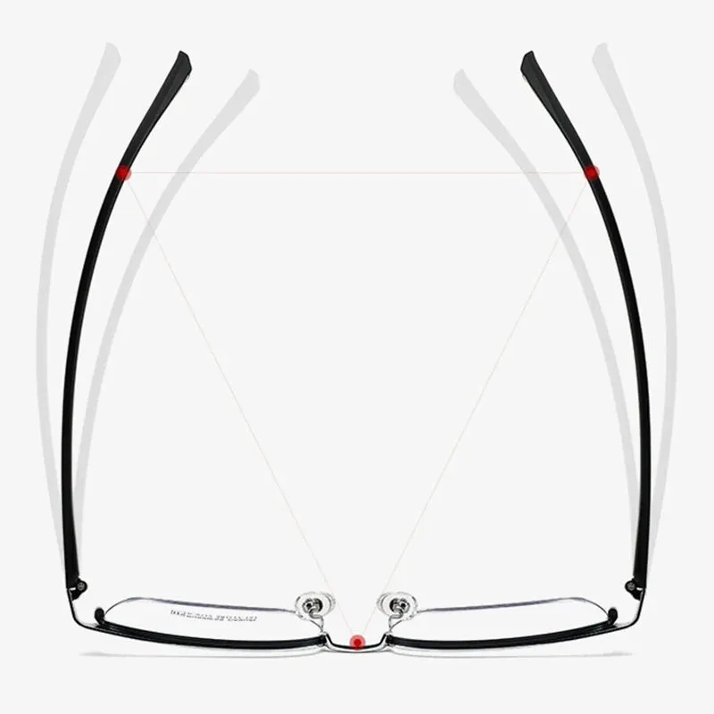 Pure Titanium Glasses Frame with Recipe Men Business Style Male High Quality Eyeglasses Prescription Man Style K9112