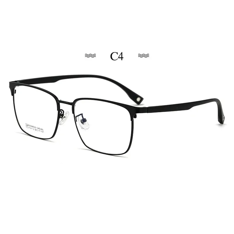 Pure Titanium Glasses Frame with Recipe Men Business Style Male High Quality Eyeglasses Prescription Man Style K9112