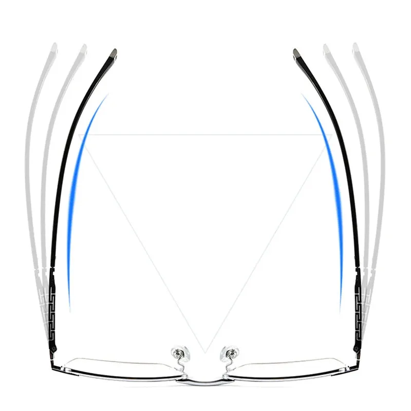 Pure Titanium Glasses Frame with Recipe Men Business Style Male High Quality Eyeglasses Prescription Man Style T8602T