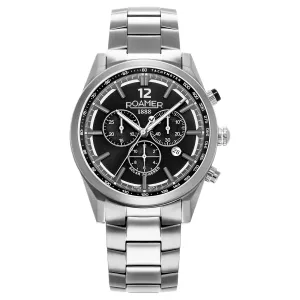 Roamer 973981 44 85 20 Helios Power Titanium Solar Wristwatch