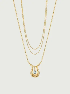 The Lyre Stacking Necklace Set