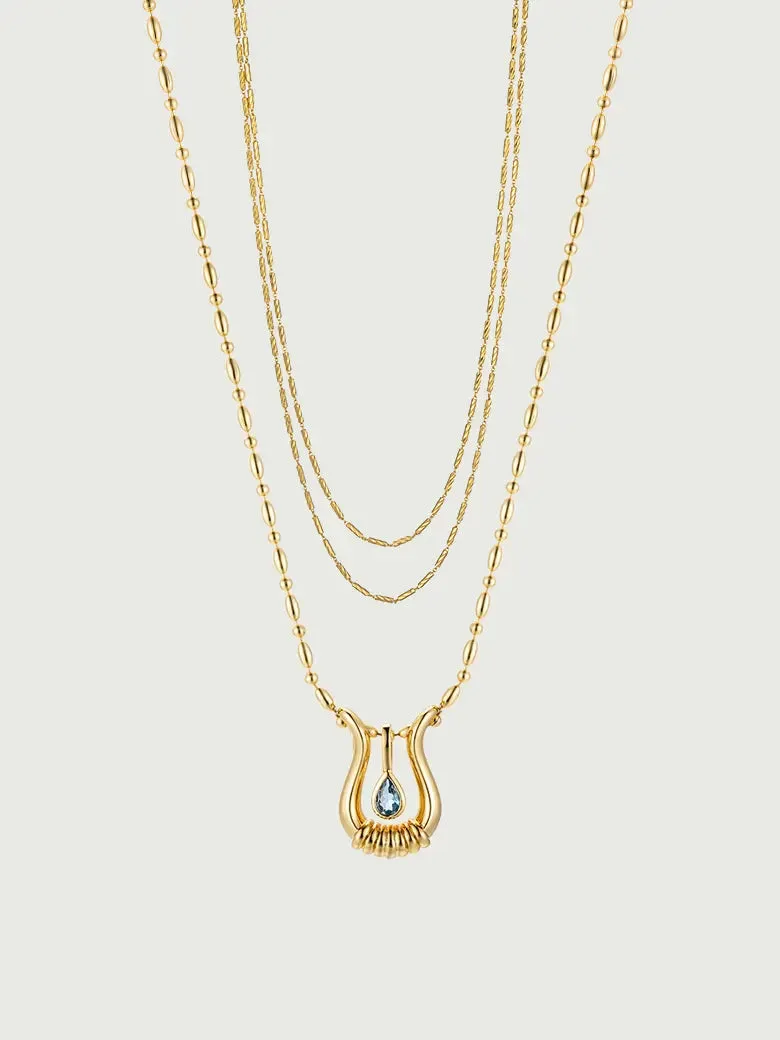 The Lyre Stacking Necklace Set
