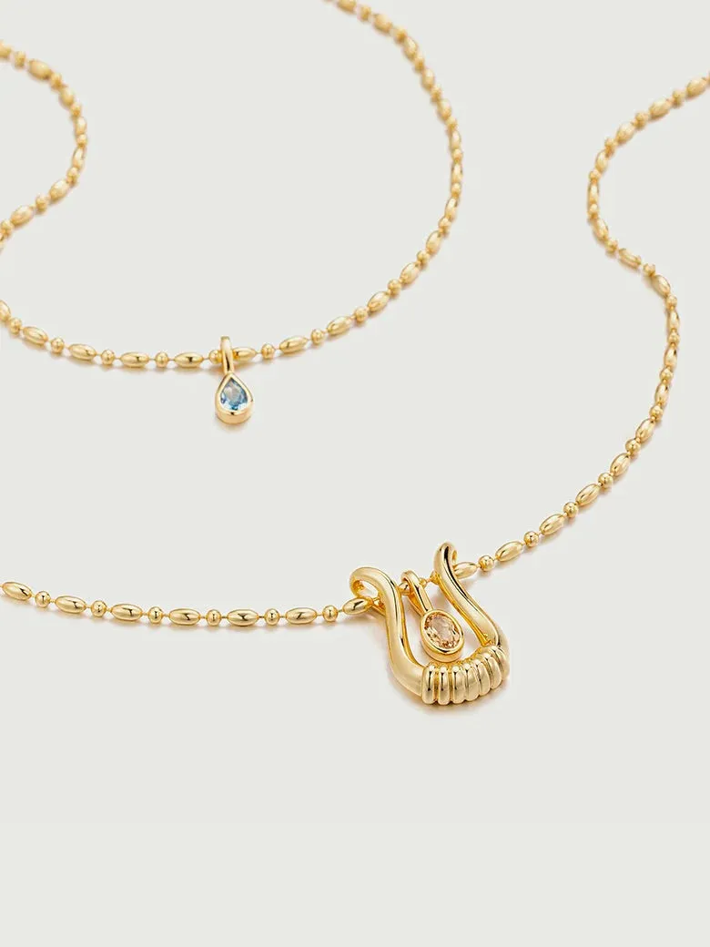 The Lyre Stacking Necklace Set