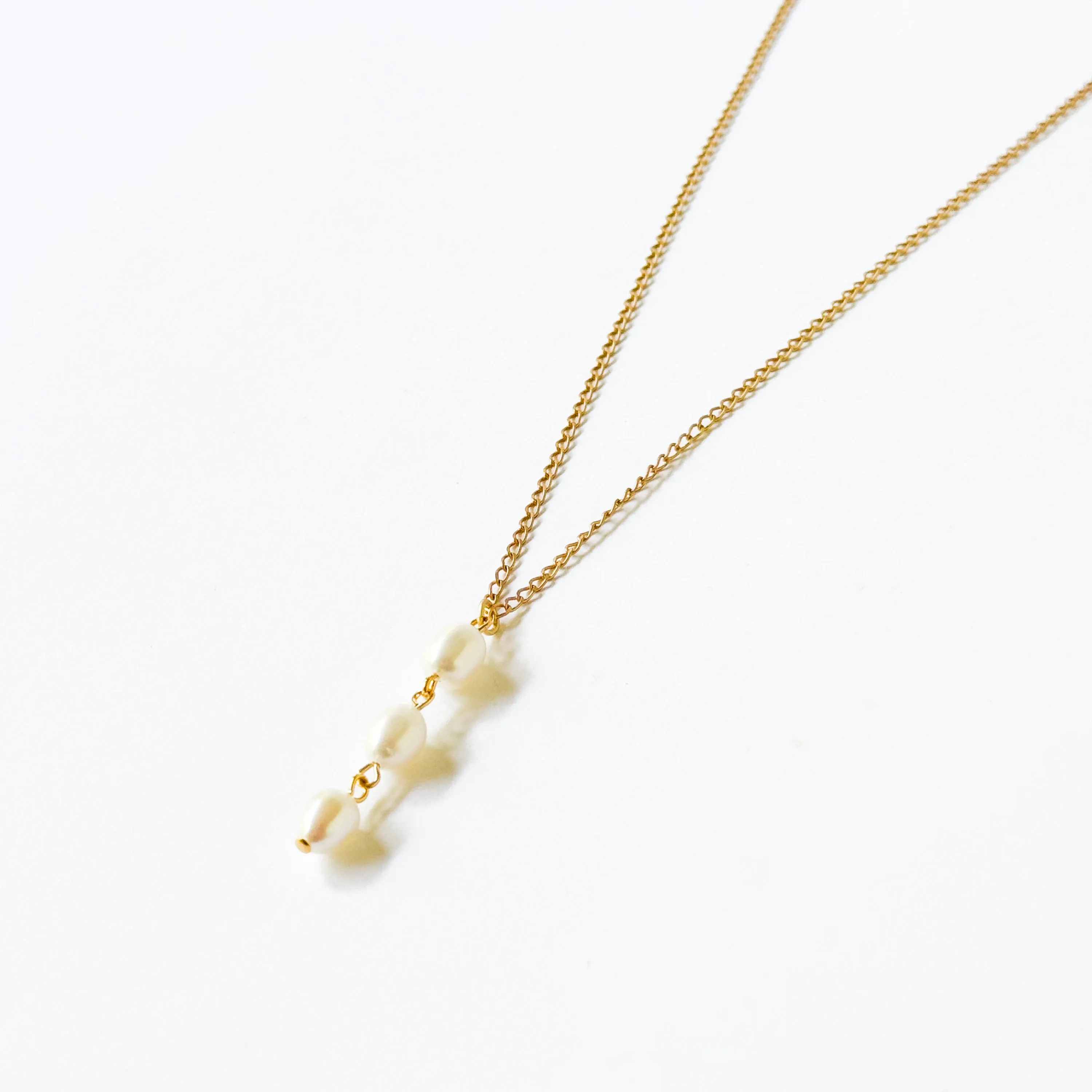 Three Pearl Necklace