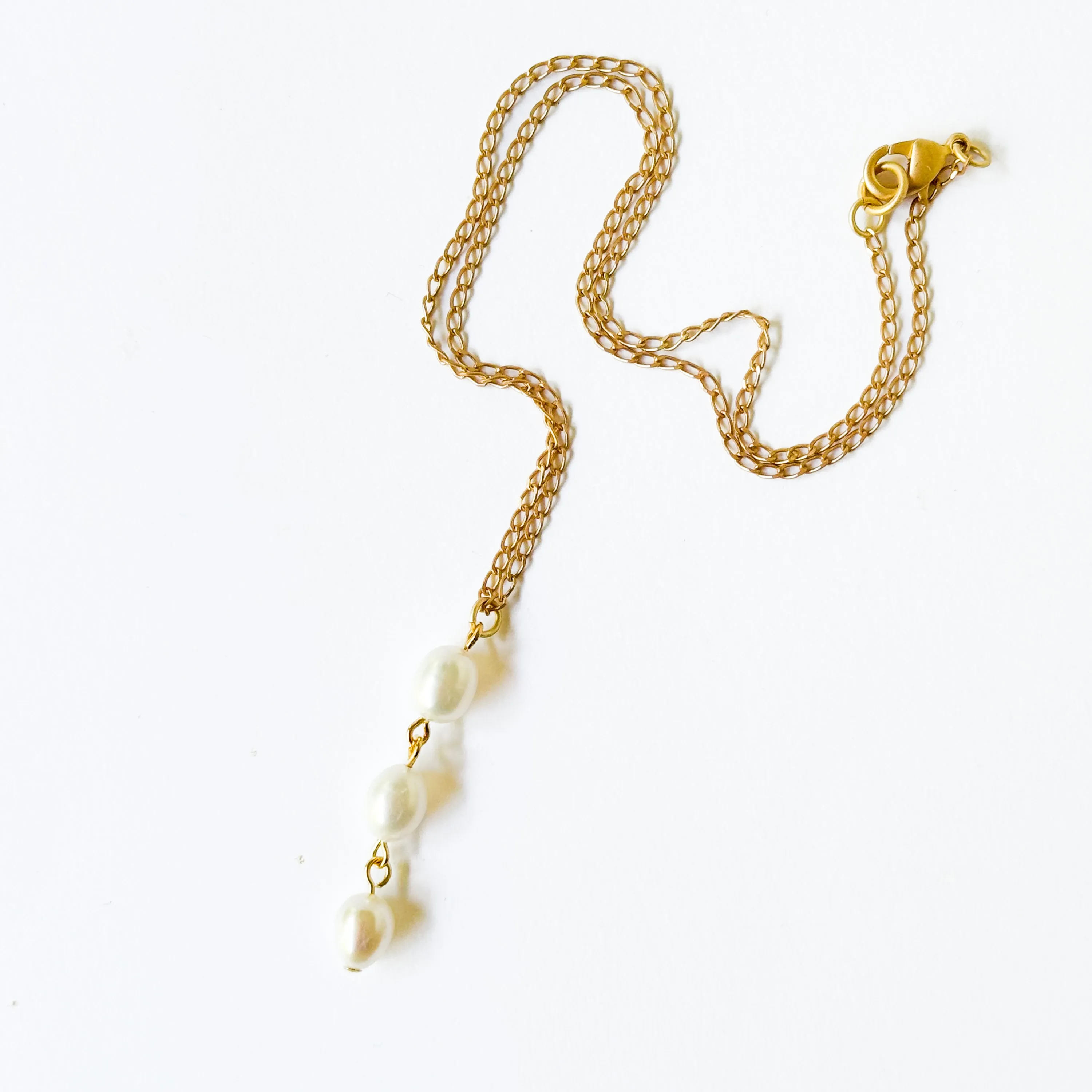 Three Pearl Necklace
