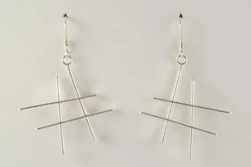 Tic Tac Toe Earrings
