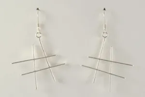 Tic Tac Toe Earrings