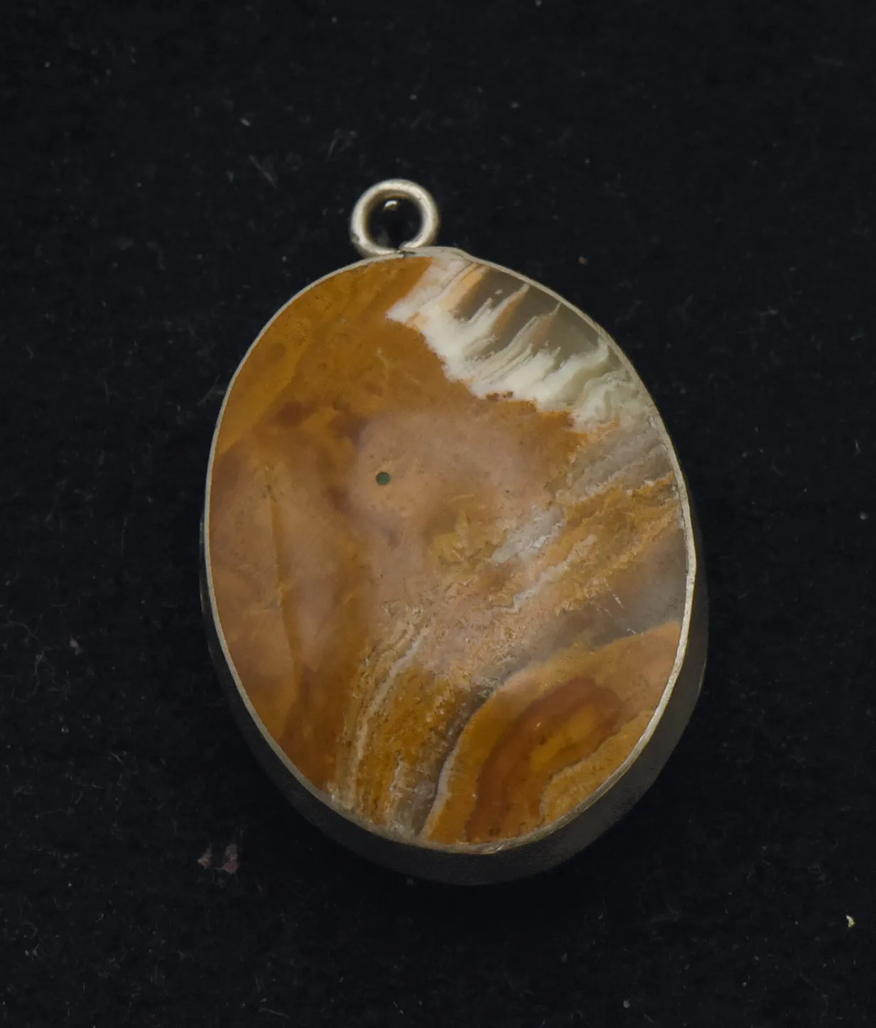 Vintage Onyx Marble Pendant